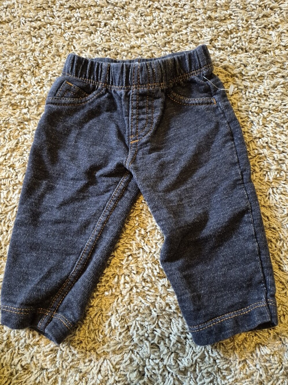 Carter's Babies Girls/Boys  Relaxed Dark Blue Denim Jeggings